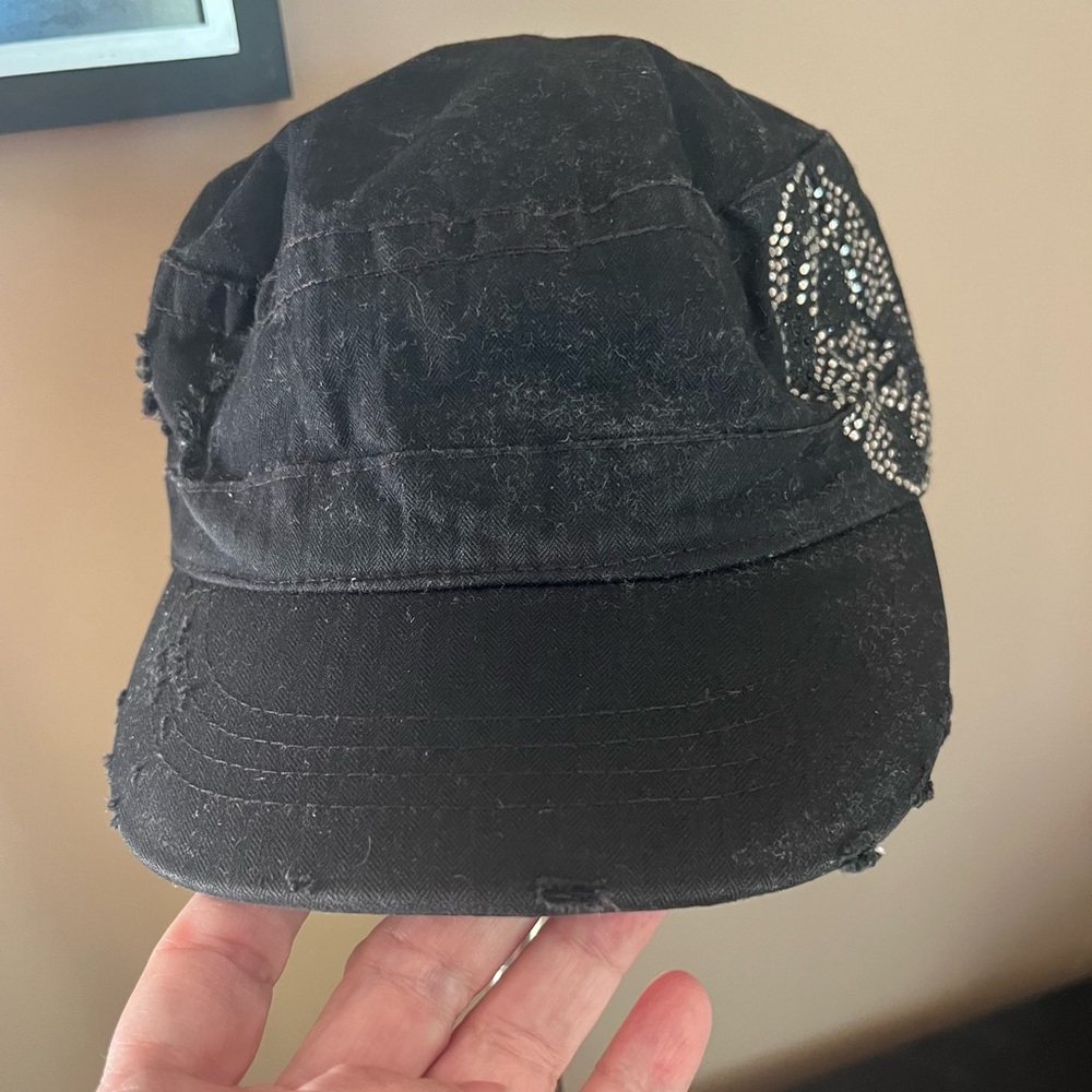 Black Cadet Soccer Mom Hat